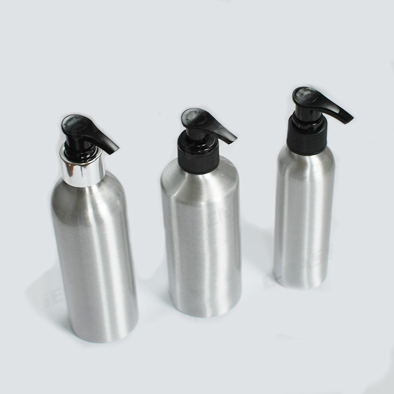 Aluminum Bottle with Lotion Pump (NAL07)