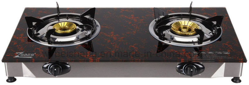 Popular Gas Cooker, Single Burner with Glass Material