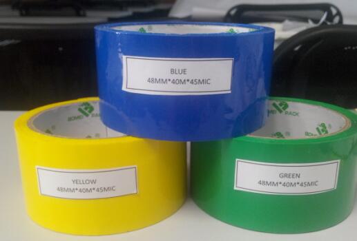 High Quality Strong Glue Colorful BOPP Tape /OPP Packing Tape