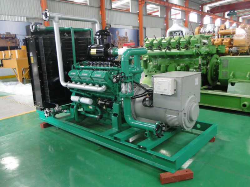 Cheap Price 400kw Coal Gas Genset with Electric Power Motor