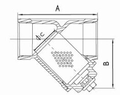 ANSI 800psi Y-Strainer