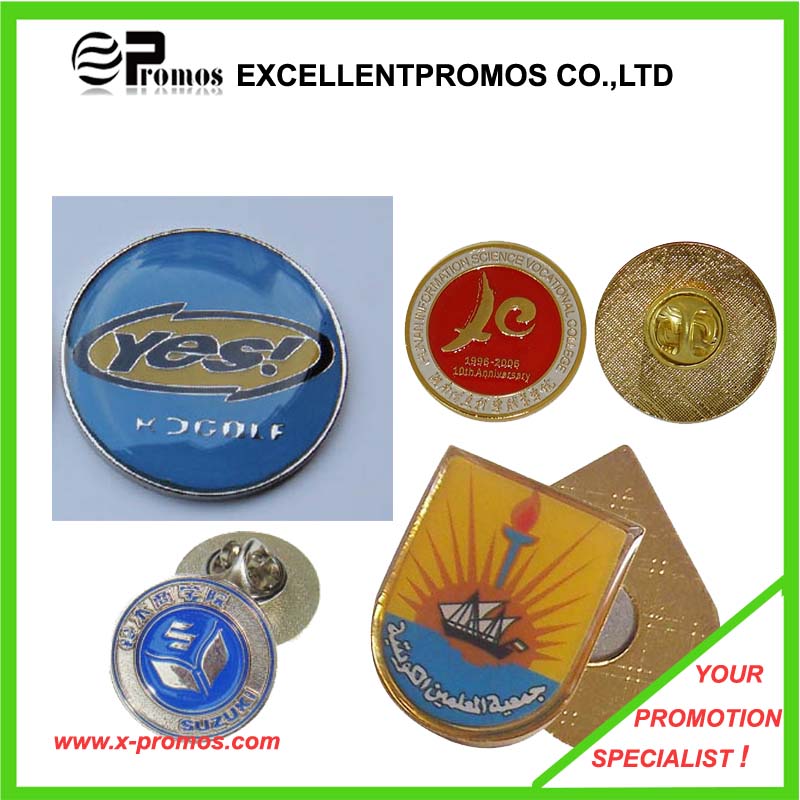 Cheap Wholesale Customzied Logo Printed Tin Badge (EP-B9072)