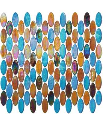 Mixed Color Glass Tile Decoration Mosaic