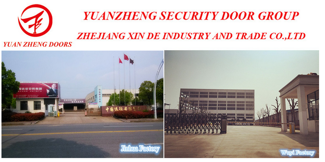 Yuanzheng Steel Security Double Door