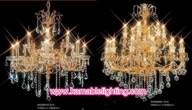 Decoration Projection Crystal Chandelier Lighting (MD96016-8+4)