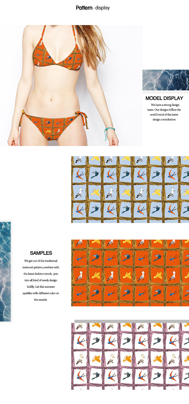 New Jersey Digital Check Printed Fabric for Swimwear and Garment