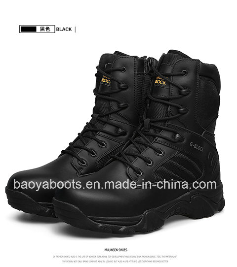 High Quality Genuine Leather Military Boots and Police Tactical Boots (31002)