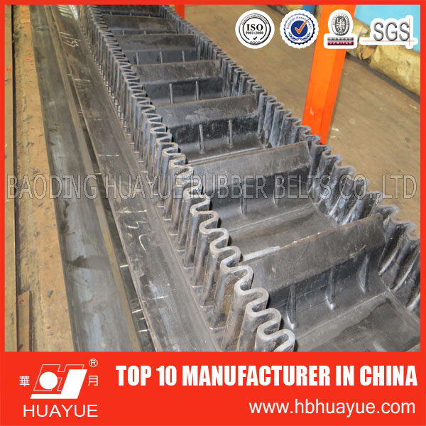 Heavy Duty Long Distance Cleat Sidewall Conveyor Belt