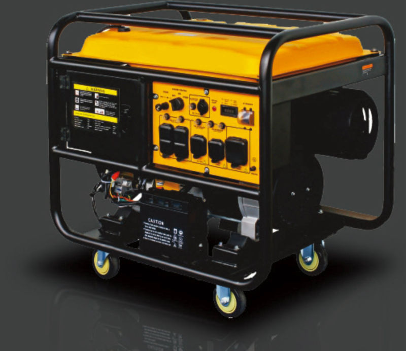 10kVA Open Type Gasoline/Petrol Generator with Electric Start.