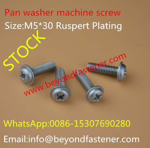 Pan Head Machine Screw Bolts Fastener