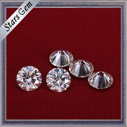 Super White 8mm Round Star Cut Moissanite Diamond for Ring Setting