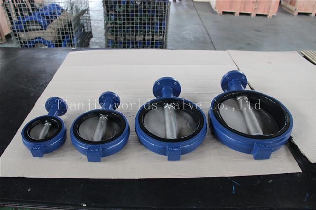 Universal Flange Connection Butterfly Valve with Ce ISO Wras Certificates