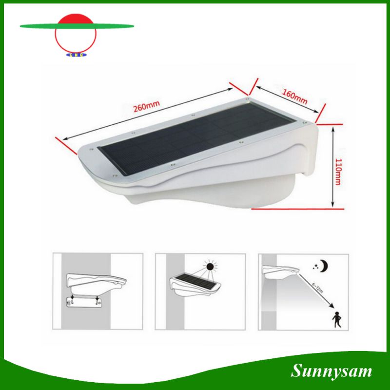 Home Garden Sensor Light High Lumens Solar Garden Light 38 LED Solar Sensor Motion Outdoor Light