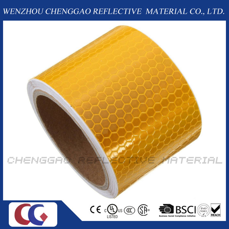 Solid Yellow Caution Reflective Warning Tape for Taffic Sign (C3500-OXY)