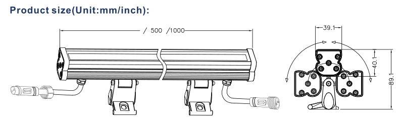 New Design 24W 48W LED Wall Washer