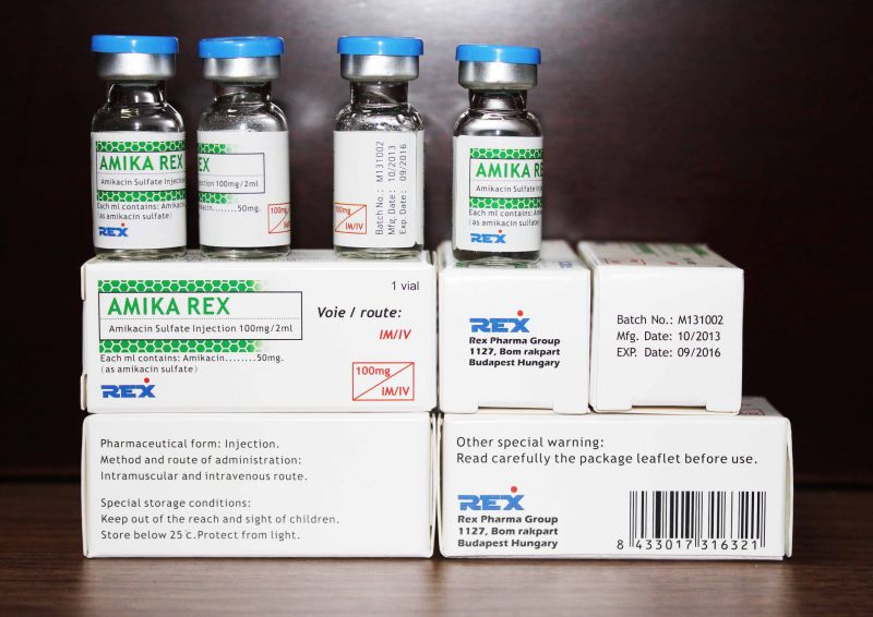 Amikacin Injection 100mg/2ml, 500mg/2ml & Actd/Ctd Dossier of Amikacin