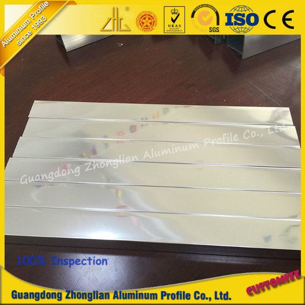 EU OEM Customized Aluminium Mirror Polish Profile for Sanitary Ware