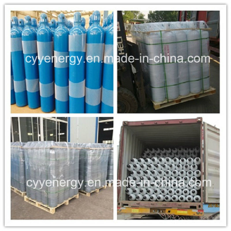 40L High Pressure Oxygen Nitrogen Argon Lco2 Weld Seamless Steel Gas Cylinder