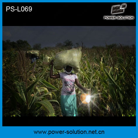 Solar Powered LED Soalr Lantern with Hanging Bulb Phone Charger for Sri Lanka (PS-L069)
