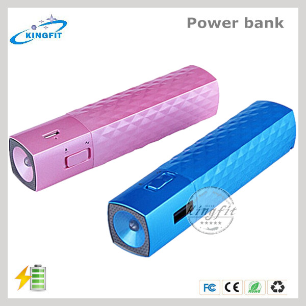 Portable Power Bank with LED Torch Light