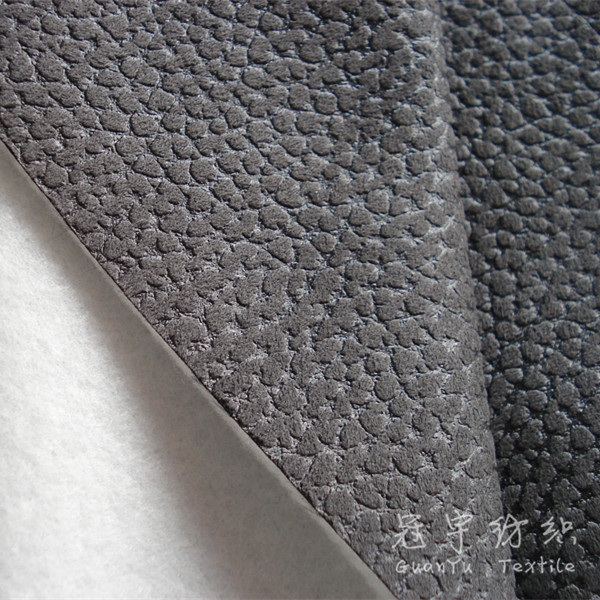 Embossed Suede Velvet Backing Fabric for Home Textile