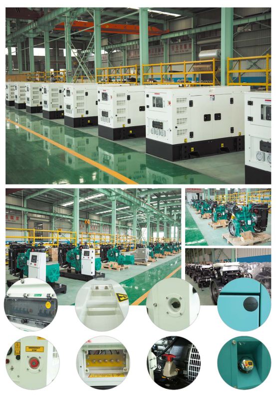 Original Shanghai Diesel Powered Generator Sets/250kVA/200kw with ISO9001/ISO14001