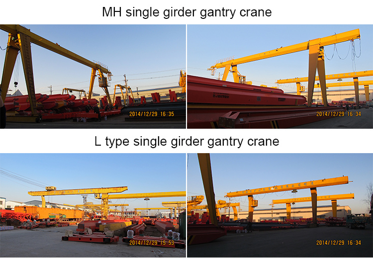 Widely Used Single Girder Gantry Crane