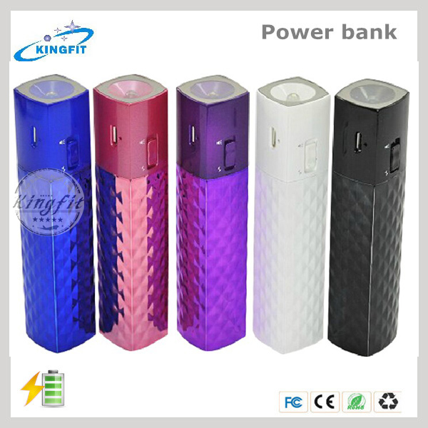 Portable Power Bank with LED Torch Light