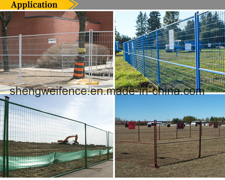 6 Feet X10feet Canada Standard Powder Coated Temporary Fence