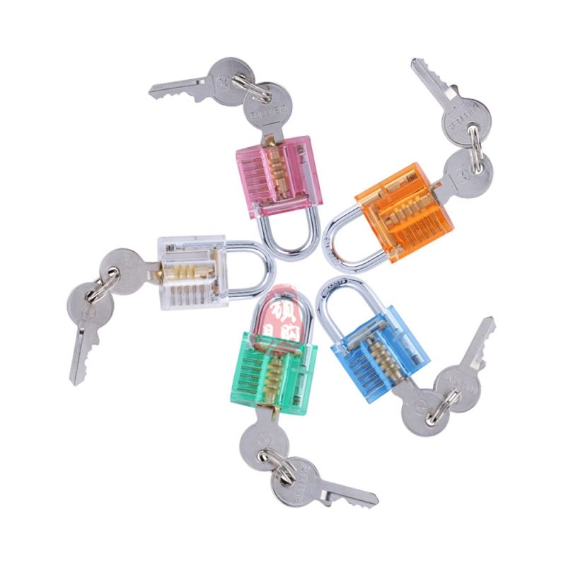 30# Transparent Luggage Bag Decoration Padlock/Drawer Padlock