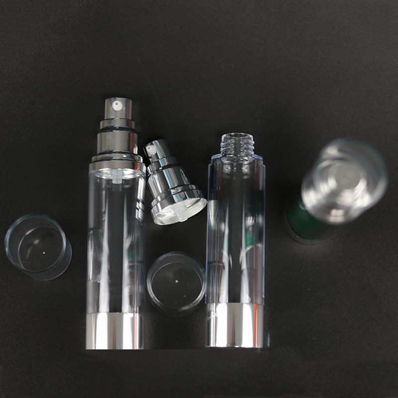 Sample Free Provided Luxury Custom Plastic Airless Pump Bottle for Skincare (NAB25)