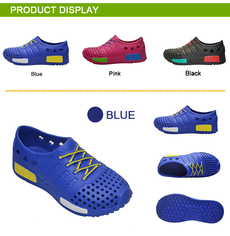 Guangzhou Product Kids Shoes New Design Wholesale Children Garden Shoes