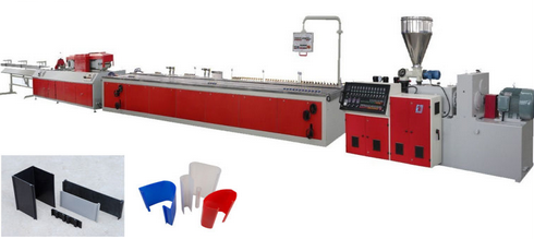 PP PE PVC WPC Profile Extrusion Line Machine