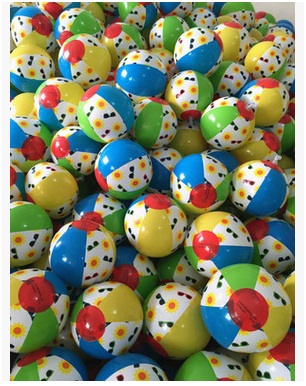 Color PVC Inflatable Toy Balls. Printed Logo PVC Beach Ball