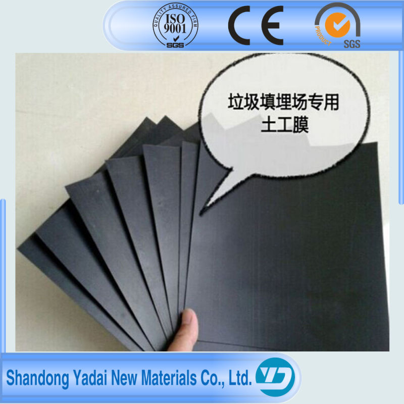 ASTM Standard Fish Farm Pond Liner 2mm HDPE Geomembrane