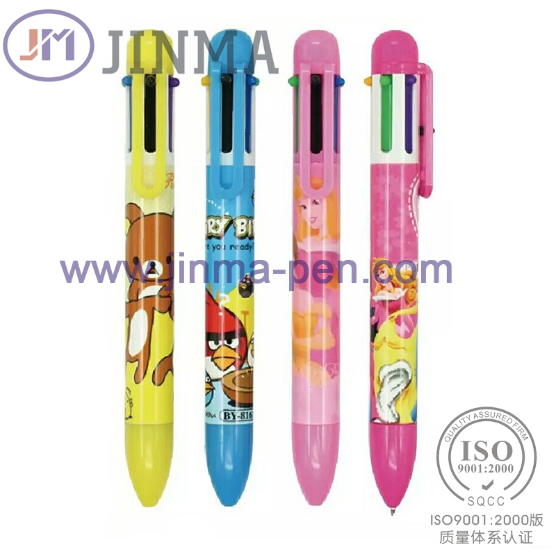 The Promotion Gifts  Aplstic Multi-Color Ball Pen Jm-M014
