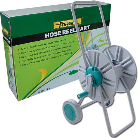 High Quality Two Wheels Steel Garden Water Hose Reel Cart