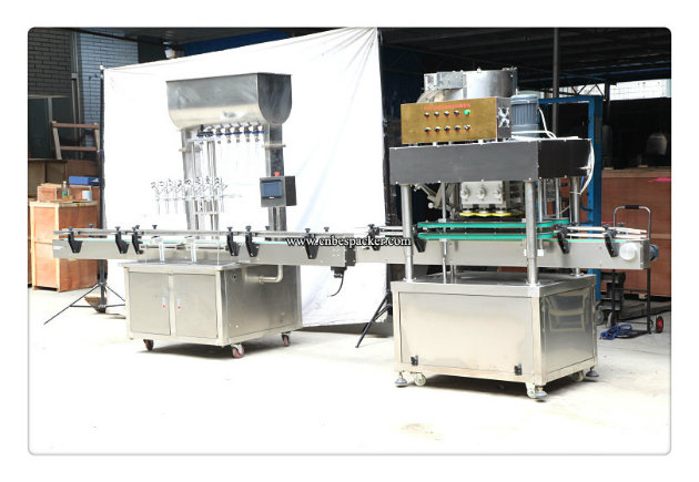 Linear Automatic Bottle Washing Filling Capping Machine