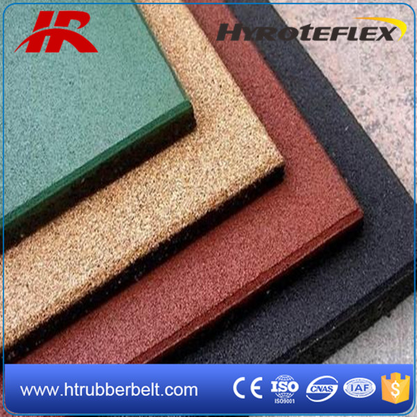 Sports Rubber Flooring, Playground Rubber Tile, Square Rubber Floor Mat