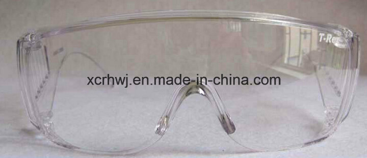 Clear Lens with Yellow Frame Safety Goggles, Protective Eyewear, Eye Glasses, Ce En166 Safety Glasses, PC Lens Safety Goggles Supplier