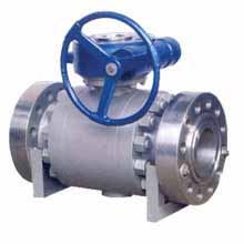 Turbine Flanged Full Bore Stainless Steel Ball Valve