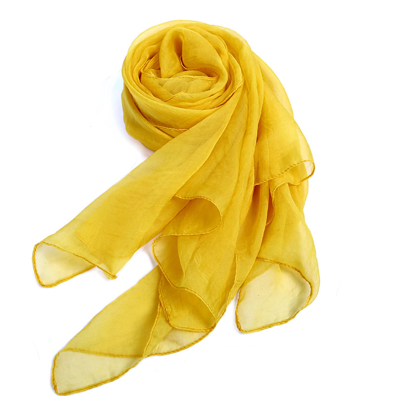 Women's Wrinkle Solid Color Soft Lightweight Scarf