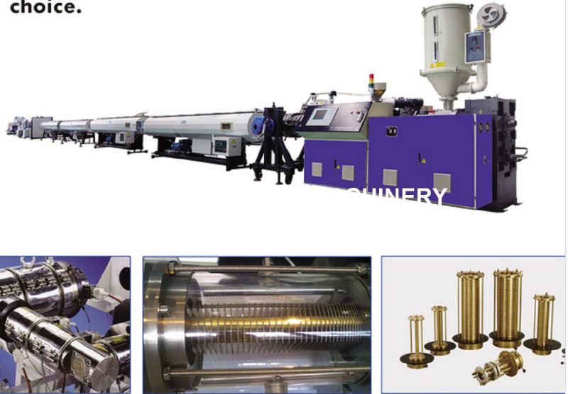 Single Screw Extruder PE HDPE PPR Pipe Extrusion Production Line