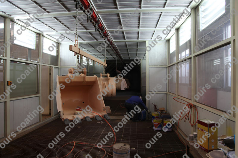 Steel Structure/Frames Powder Coating Production Line