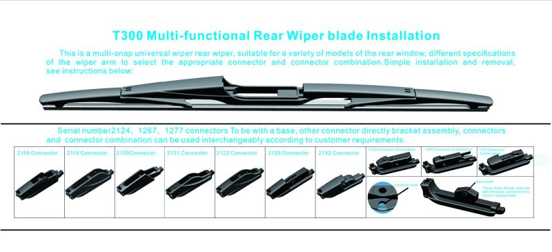 Multi-Functional Back Rear Wiper Blade