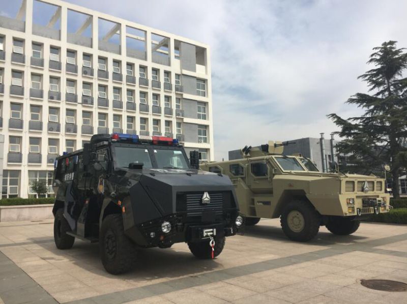 Sinotruk Armoured Vehicle with Bullet Proof for Police and Army