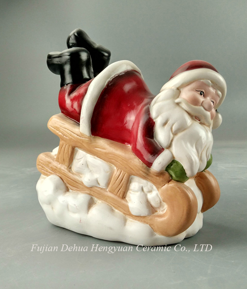 Christmas Gift of Naughty Santa Clause for Christmas Decoration