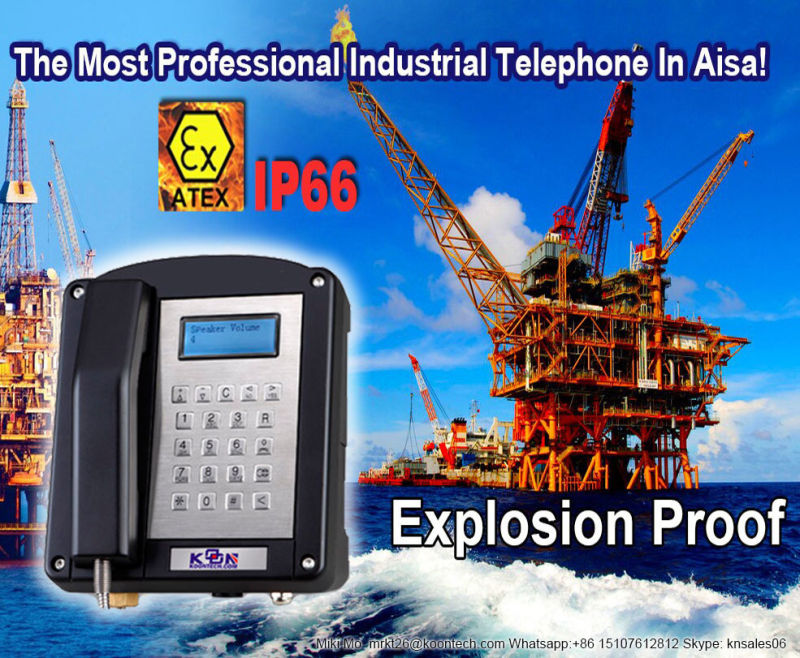 SMC Explosion Proof Telephone Knex1 IP66 Iecex Certificate Exproof