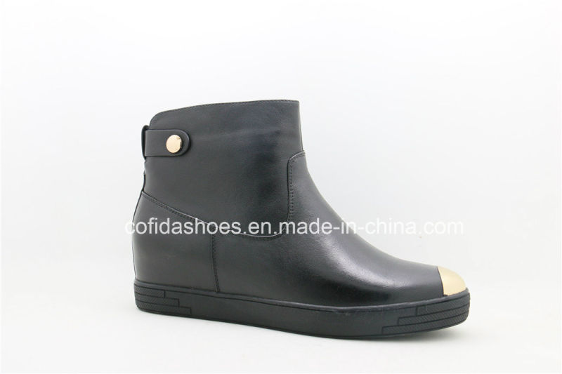 New Causal Comfort Leather Women Short Boots