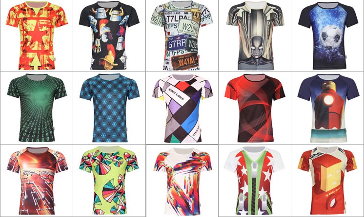 2016 New Style Full Sublimated T Shirts